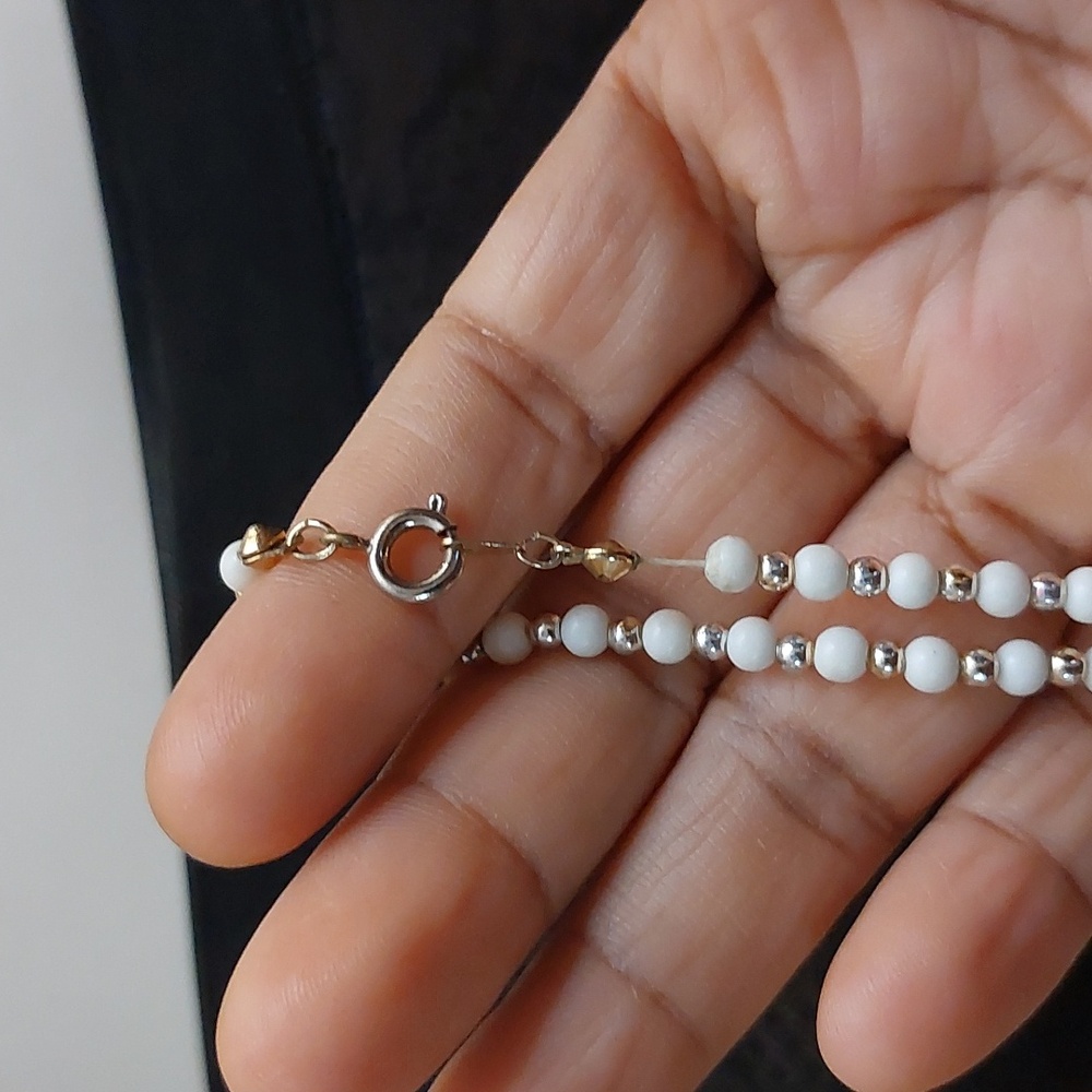 Multicolor Chipped Seashells Shells Beaded Statem… - image 5